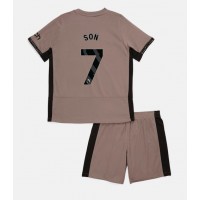 Camiseta Tottenham Hotspur Son Heung-min #7 Tercera Equipación para niños 2023-24 manga corta (+ pantalones cortos)